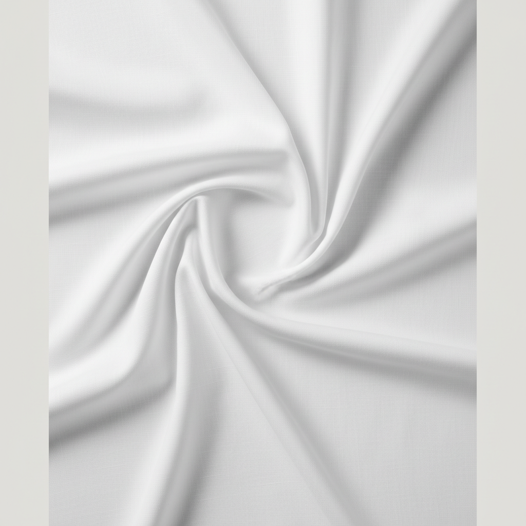 White poplin shirt fabric 130 g/m² - JacketMoment